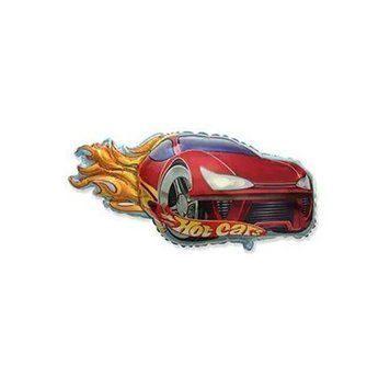 Фольгована кулька фігура "Хот карс" червона, Flexmetal FL-00625 фото